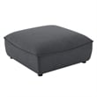 Modway Comprise 2-Piece Modern Fabric Living Room Set in Charcoal