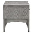Modway Georgia Modern Rubberwood and Wood Nightstand in Gray Finish