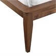 Modway Astra Full Rubberwood and MDF Wood Platform Bed in Walnut