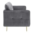 Modway Cameron Tufted Modern Performance Velvet Sofa in Gray