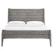 Modway Georgia 3-Piece Rubberwood and MDF Queen Bedroom Set in Gray