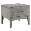 Modway Georgia 3-Piece Rubberwood and MDF Queen Bedroom Set in Gray