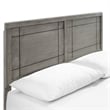 Modway Marlee Full Wood Platform Bed with Angular Frame in Gray