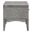 Modway Georgia 3-Piece Rubberwood and MDF King Bedroom Set in Gray