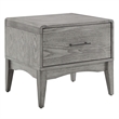 Modway Georgia 3-Piece Rubberwood and MDF King Bedroom Set in Gray