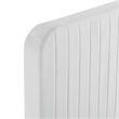Modway Celine Channel Tufted Performance Velvet Full Platform Bed in White