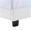 Modway Celine Channel Tufted Performance Velvet King Bed in White