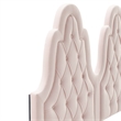 Modway Alexandria Tufted Performance Velvet Twin Platform Bed - Pink