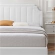 Modway Sienna Modern Performance Velvet King Platform Bed - White