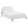 Modway Sienna Modern Performance Velvet Full Platform Bed - White