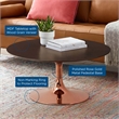 Modway Lippa Round Wood Grain 36