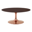 Modway Lippa Round Wood Grain 36