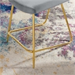 Modway Ponder Performance Velvet Upholstered Dining Counter Stool in Gray