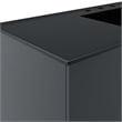 Modway Vitality Modern Wood Single Sink Bathroom Vanity in Gray/Black