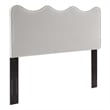 Modway Athena Performance Velvet King/California King Headboard in Light Gray