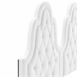 Modway Augustine Tufted Performance Velvet Twin Headboard in White