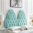 Modway Augustine Performance Velvet King/California King Headboard in Mint