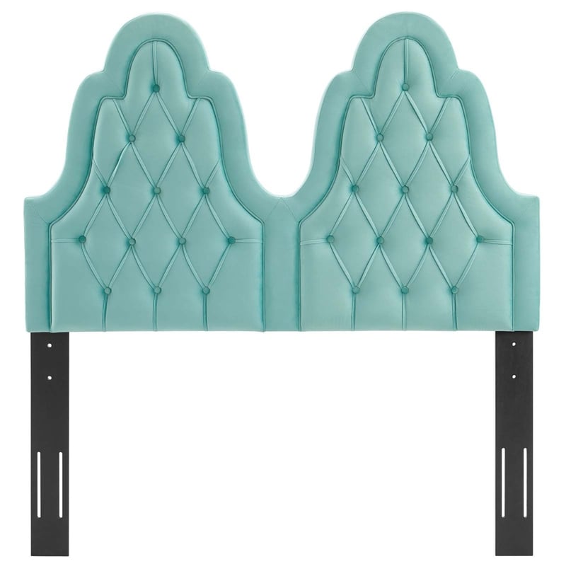 Modway Augustine Performance Velvet King/California King Headboard in Mint