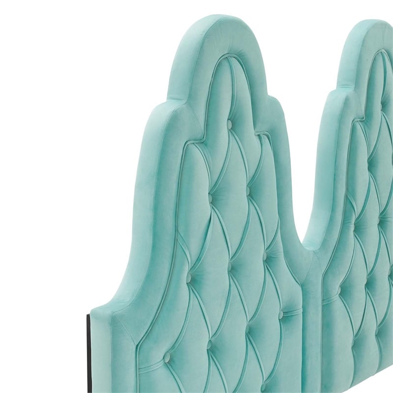 Modway Augustine Performance Velvet King/California King Headboard in Mint