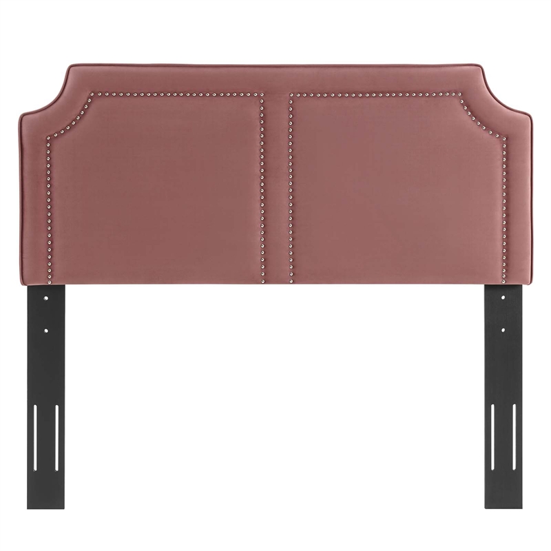 Modway Cynthia Performance Velvet King/California King Headboard in Dusty Rose