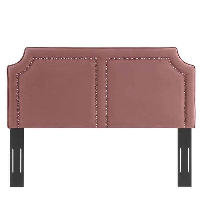 Modway Cynthia Performance Velvet King/California King Headboard in Dusty Rose