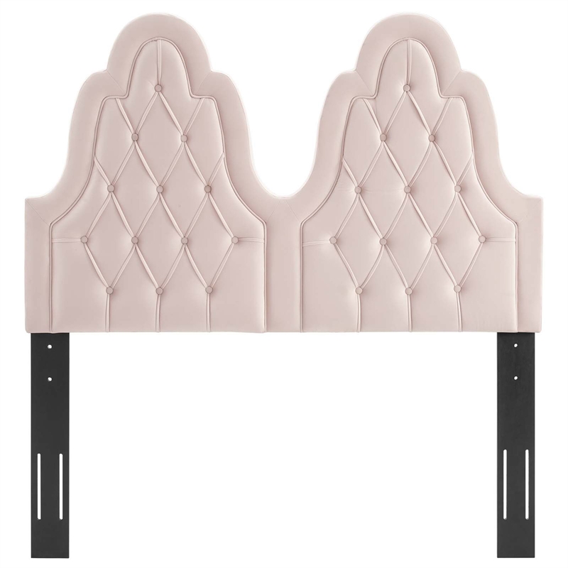 Modway Augustine Performance Velvet King/California King Headboard in Pink