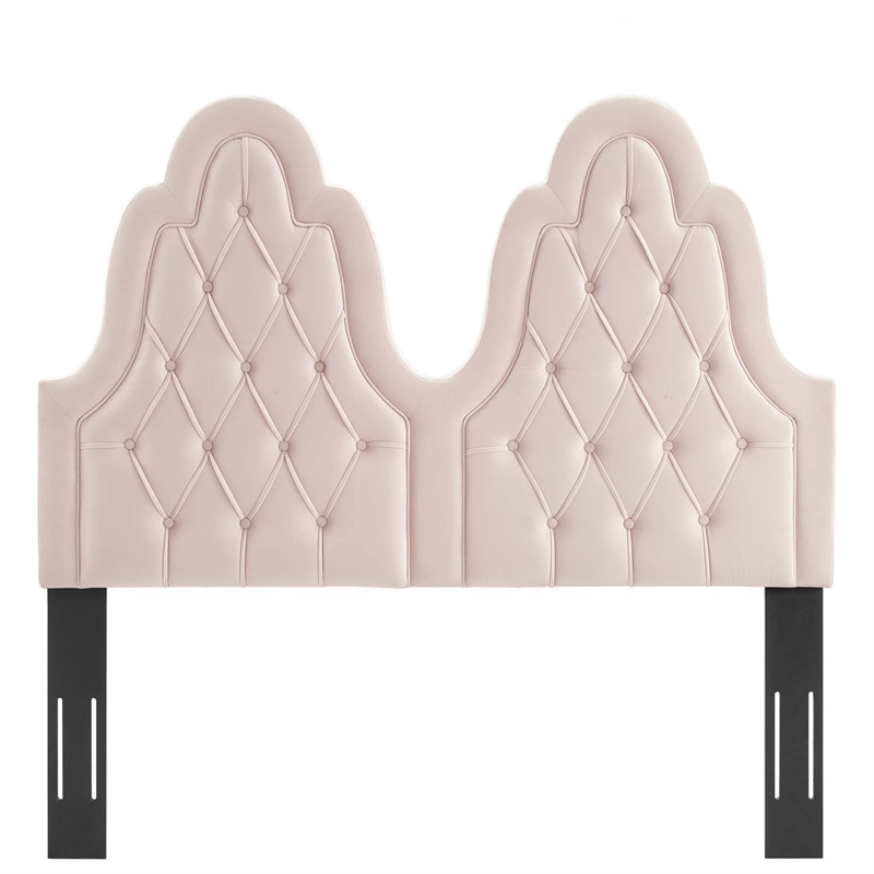 Modway Augustine Performance Velvet King/California King Headboard in Pink