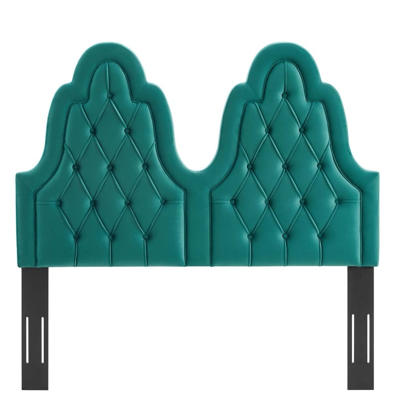 Modway Augustine Performance Velvet King/California King Headboard in Teal