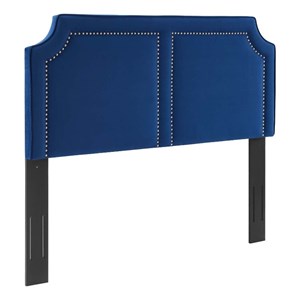 Modway Cynthia Modern Performance Velvet King/California King Headboard in Navy