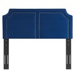 Modway Cynthia Modern Performance Velvet King/California King Headboard in Navy