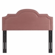 Modway Belinda Performance Velvet King/California King Headboard in Dusty Rose