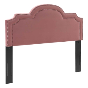 Modway Belinda Performance Velvet King/California King Headboard in Dusty Rose