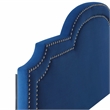 Modway Belinda Modern Performance Velvet King/California King Headboard in Navy