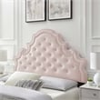 Modway Diana Tufted Performance Velvet Full/Queen Headboard in Pink