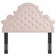 Modway Diana Tufted Performance Velvet Full/Queen Headboard in Pink