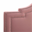 Modway Lucia King/California King Performance Velvet Headboard in Dusty Rose