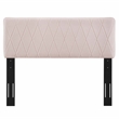 Modway Leila Performance Velvet King/California King Headboard in Pink