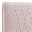 Modway Leila Performance Velvet King/California King Headboard in Pink