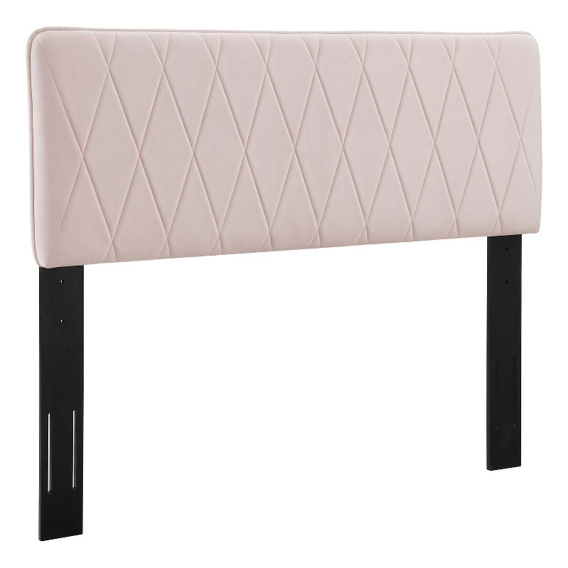 Modway Leila Performance Velvet King/California King Headboard in Pink