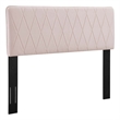 Modway Leila Performance Velvet King/California King Headboard in Pink