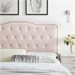 Modway Sophia Tufted Performance Velvet Full/Queen Headboard in Pink