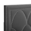 Modway Greta Modern Performance Velvet Twin Headboard in Charcoal