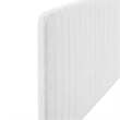 Modway Milenna Channel Tufted Upholstered Fabric Full/Queen Headboard in White