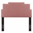 Modway Kasia Modern Performance Velvet Twin Headboard in Dusty Rose
