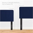Modway Milenna Channel Tufted Velvet King/California King Headboard in Navy