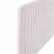 Modway Milenna Channel Tufted Velvet King/California King Headboard in Pink
