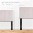 Modway Milenna Channel Tufted Velvet King/California King Headboard in Pink