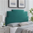 Modway Kasia Modern Performance Velvet Full/Queen Headboard in Teal Green