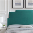 Modway Kasia Modern Performance Velvet Full/Queen Headboard in Teal Green