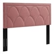 Modway Greta Performance Velvet King/California King Headboard in Dusty Rose